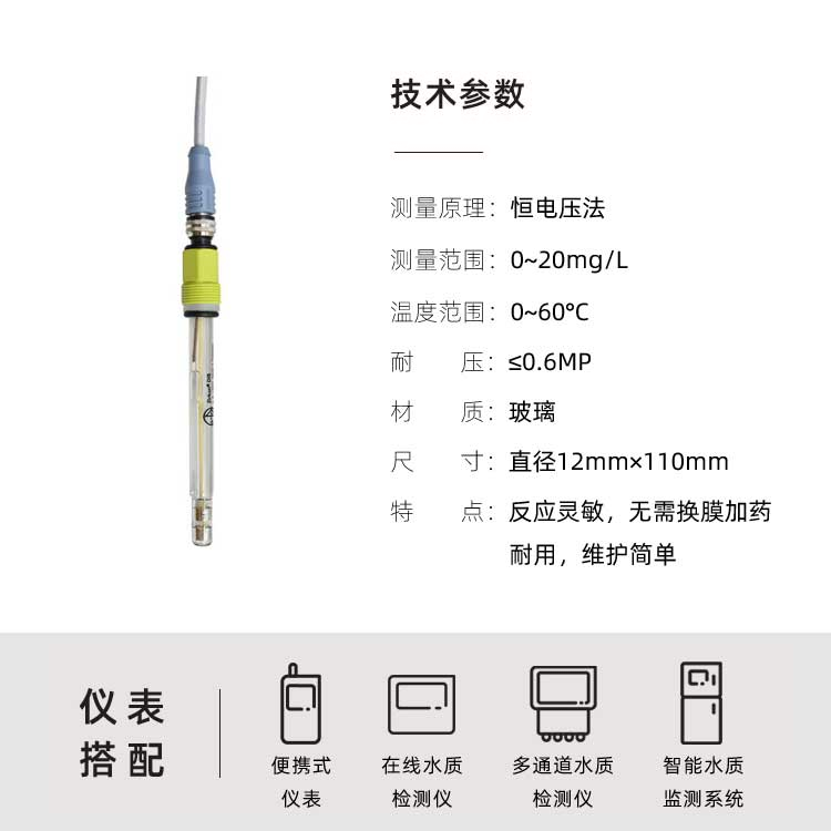 铂金环 余氯臭氧电极 NB-128(图2)